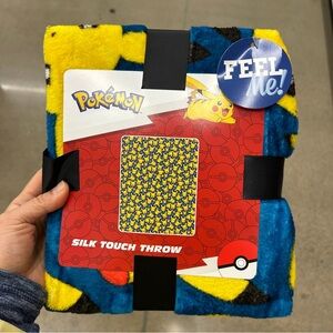 NWT Pokemon silk touch throw